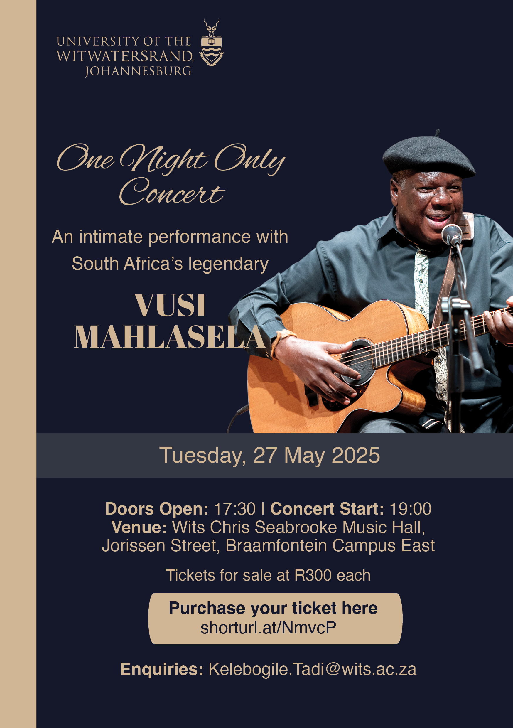 One night only concert_ Vusi Mahlasela